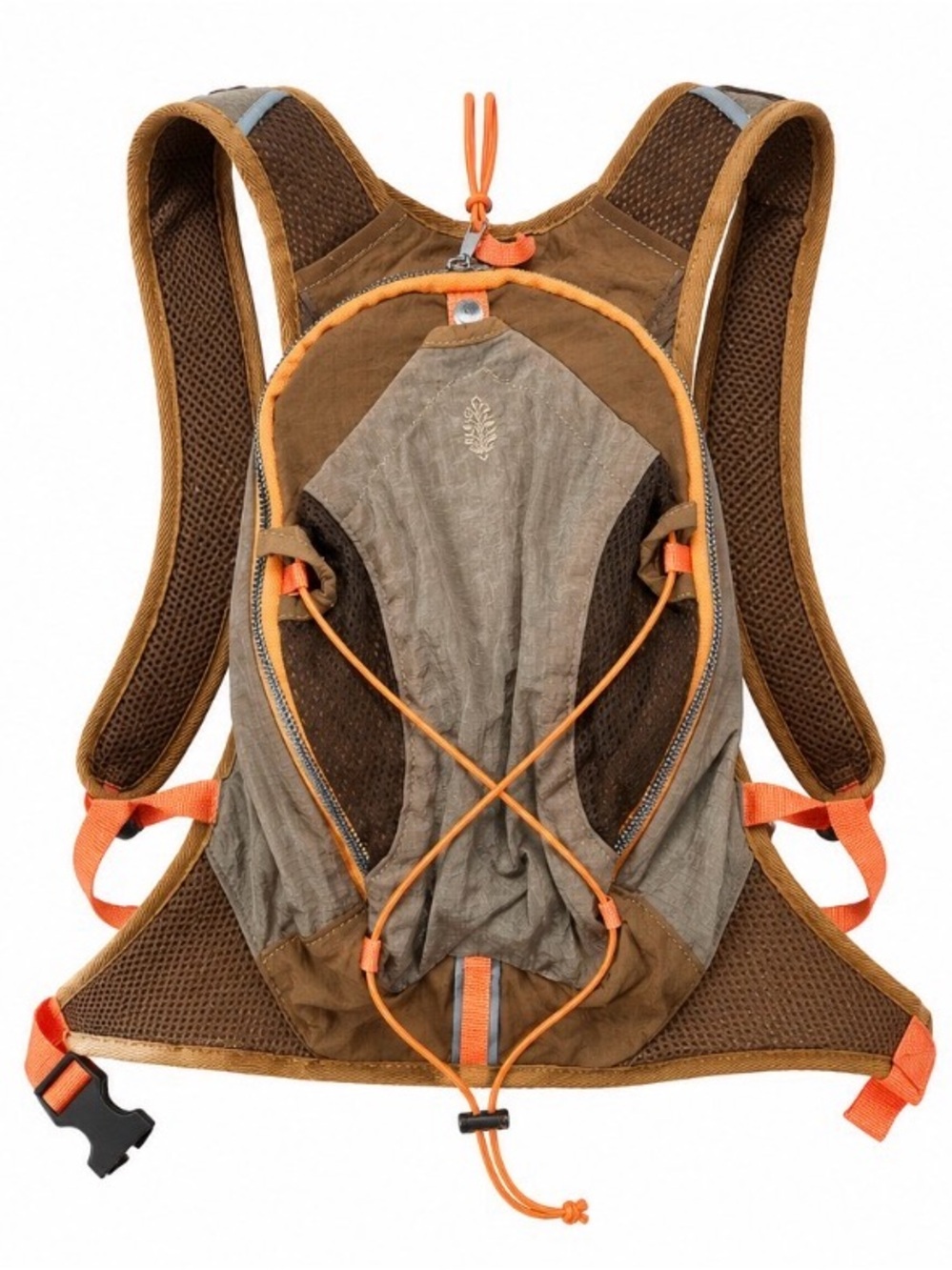 Lightweight Brown & Orange Men’s Hydration Pack Backpack